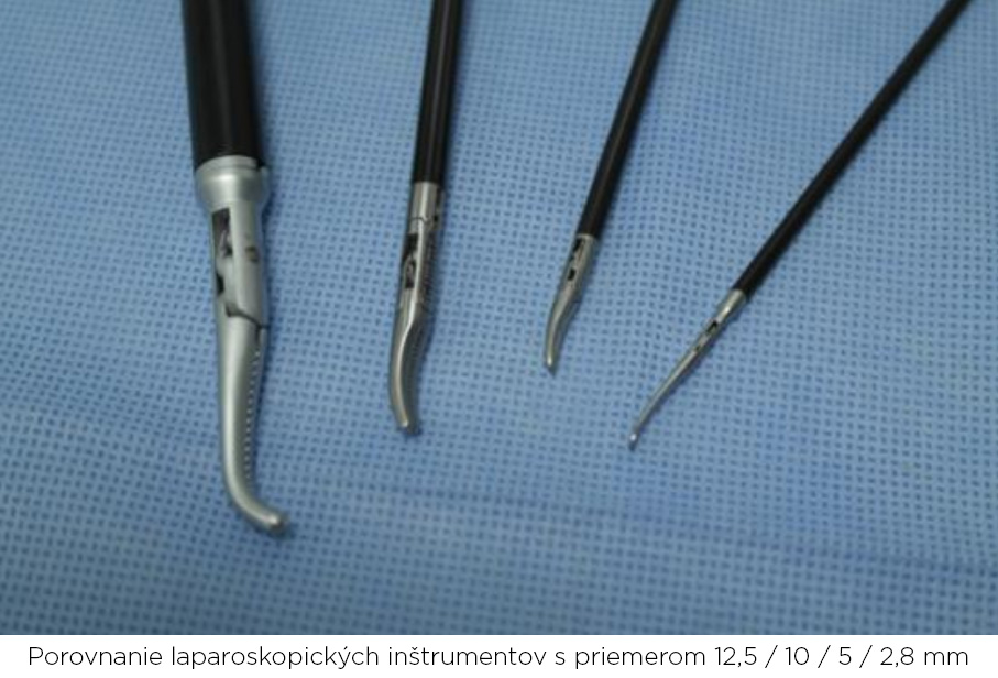 Mini-laparoskopia inštrumenty